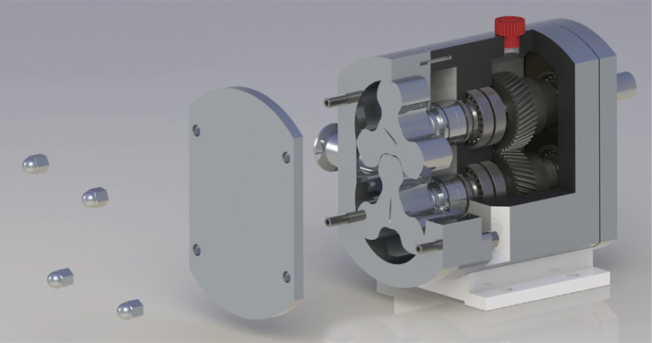 lobe pump structure